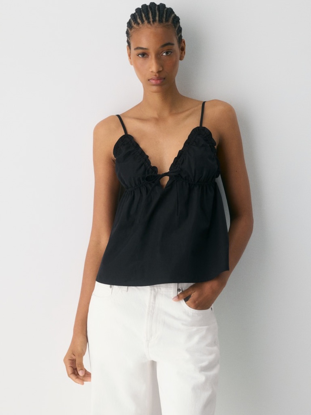Wilfred Caviar Poplin Camisole